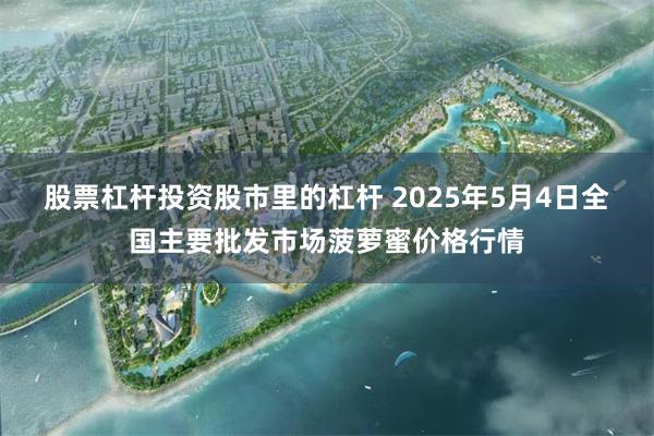 股票杠杆投资股市里的杠杆 2025年5月4日全国主要批发市场菠萝蜜价格行情