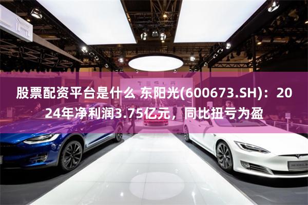 股票配资平台是什么 东阳光(600673.SH)：2024年净利润3.75亿元，同比扭亏为盈