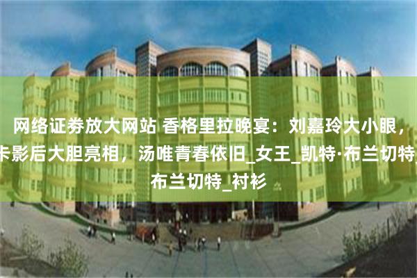 网络证劵放大网站 香格里拉晚宴：刘嘉玲大小眼，奥斯卡影后大胆亮相，汤唯青春依旧_女王_凯特·布兰切特_衬衫