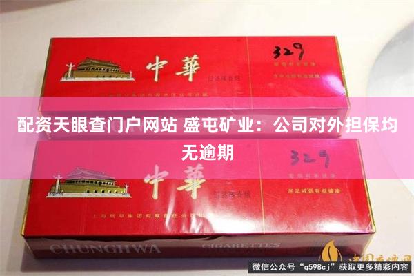 配资天眼查门户网站 盛屯矿业：公司对外担保均无逾期
